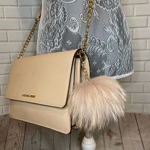 Micheal Kors Pale Pink Crossbody Purse